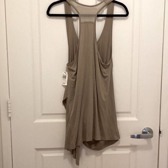 9/15 NWT Exclusively at Saks Fifth Avenue Tunic Top/Coverup in khaki. Size Small - Picture 2 of 9